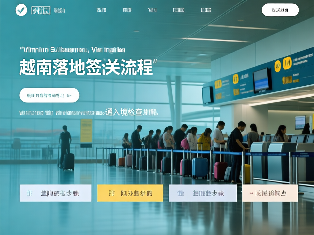 越南机场签证办理柜台